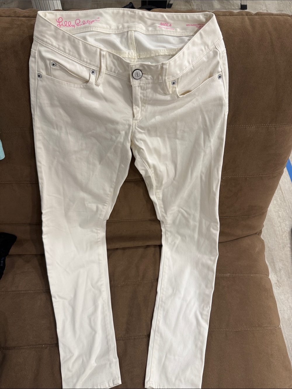 Lilly Pulitzer White Skinny Jeans for Women